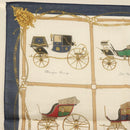 CELINE Handkerchief Silk White Auth am8661-2