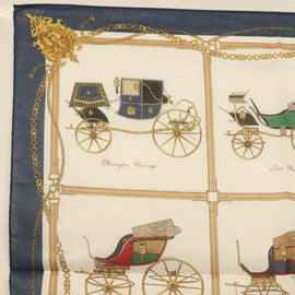 CELINE Handkerchief Silk White Auth am8661 - 0