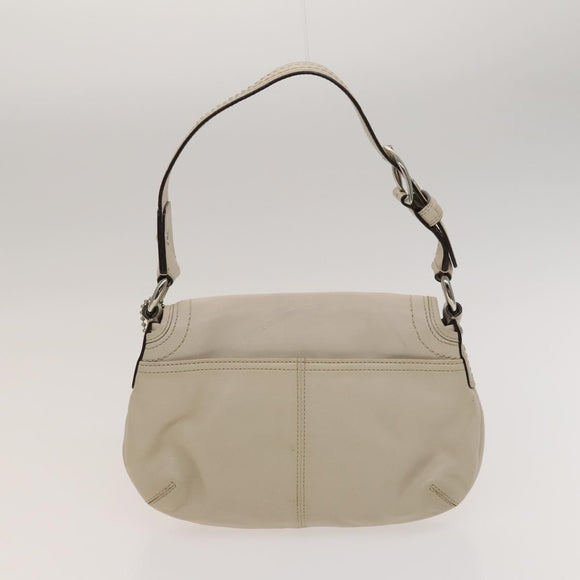 Coach Shoulder Bag Leather 2Set Brown Light Beige Auth am8664