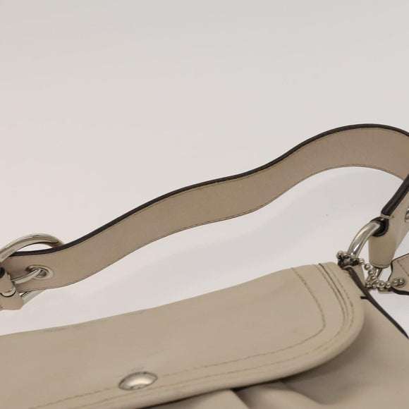 Coach Shoulder Bag Leather 2Set Brown Light Beige Auth am8664