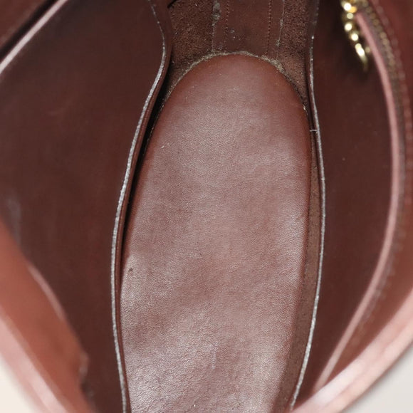 Coach Shoulder Bag Leather 2 Set Brown Light Beige Auth am8664