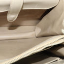 GUCCI Shoulder Bag Leather Cream Gold Auth am8665-19