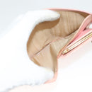 CHANEL Caviar Skin COCO Mark Bifold Wallet Pink Gold CC Auth am8671-10