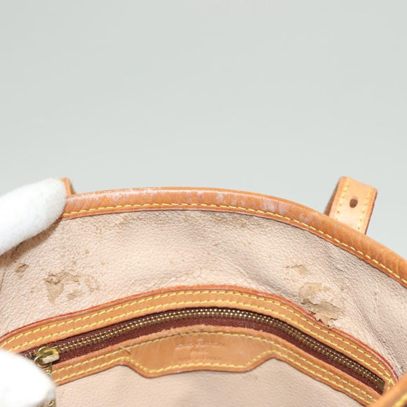 LOUIS VUITTON Monogram Bucket PM Shoulder Bag M42238 LV Auth am8679