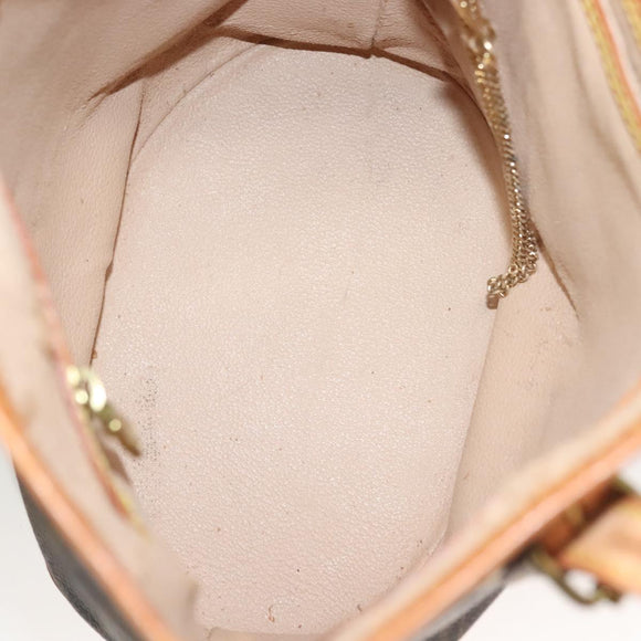 LOUIS VUITTON Monogram Bucket PM Shoulder Bag M42238 LV Auth am8679