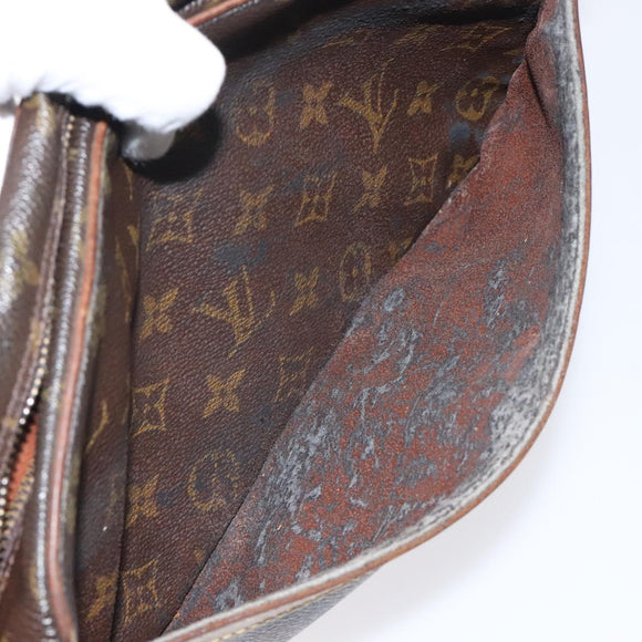 LOUIS VUITTON Monogram Compiegne 28 Clutch Bag M51845 LV Auth am8680