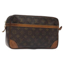 LOUIS VUITTON Monogram Compiegne 28 Clutch Bag M51845 LV Auth am8680-1