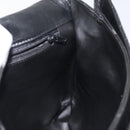 BALLY Hand Bag Leather Black Gold Auth am8683-18