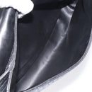 BALLY Hand Bag Leather Black Gold Auth am8683-21