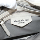 Maison Margiela Glam Slam Hobo Shoulder Strap Leather Ivory Silver Auth am8688M-21
