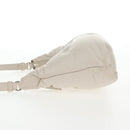 Maison Margiela Glam Slam Hobo Shoulder Strap Leather Ivory Silver Auth am8688M-4