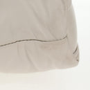 Maison Margiela Glam Slam Hobo Shoulder Strap Leather Ivory Silver Auth am8688M-5