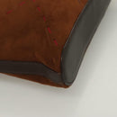 BURBERRY Hand Bag Leather Dark Brown Auth am8695-12