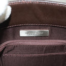BURBERRY Hand Bag Leather Dark Brown Auth am8695-11