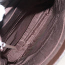 BURBERRY Hand Bag Leather Dark Brown Auth am8695-12