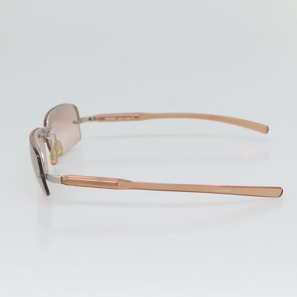 PRADA Sunglasses plastic Brown Auth am8700