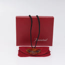 Baccarat Necklace Crystal glass Orange Auth am8701-12