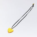 Baccarat Necklace Crystal glass Orange Auth am8701-2