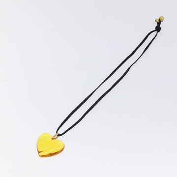 Baccarat Necklace Crystal glass Orange Auth am8701 - 0