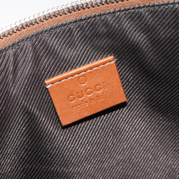 GUCCI GG Nylon Clutch Bag Nylon Red Silver 286209 Auth am8706