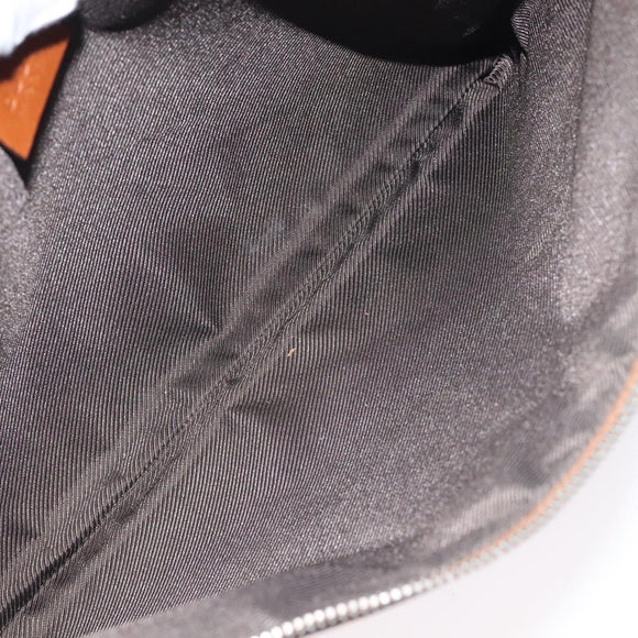 GUCCI GG Nylon Clutch Bag Nylon Red Silver 286209 Auth am8706