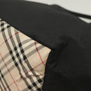BURBERRY Blue Label Tote Bag Nylon Black Silver Auth am8707-14