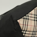 BURBERRY Blue Label Tote Bag Nylon Black Silver Auth am8707-15