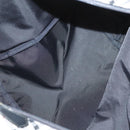 BURBERRY Blue Label Tote Bag Nylon Black Silver Auth am8707-12