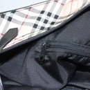 BURBERRY Blue Label Tote Bag Nylon Black Silver Auth am8707-19