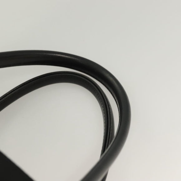 BURBERRY Blue Label Tote Bag Nylon Black Silver Auth am8707