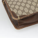 GUCCI GG Supreme Tote Bag PVC Beige Gold Auth am8712-8