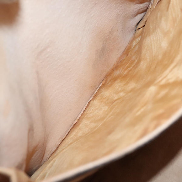 GUCCI GG Supreme Tote Bag PVC Beige Gold Auth am8712