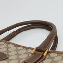 GUCCI GG Supreme Tote Bag PVC Beige Gold Auth am8712-14