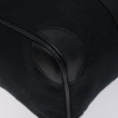 GUCCI GG Canvas Sherry Line Hand Bag Black Silver 000 0851 00221 Auth am8716-13