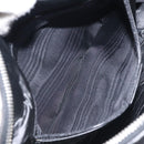 GUCCI GG Canvas Sherry Line Hand Bag Black Silver 000 0851 00221 Auth am8716-19