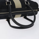 GUCCI GG Canvas Sherry Line Hand Bag Black Silver 000 0851 00221 Auth am8716-7