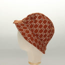 GUCCI GG Canvas Bucket Hat L Bruin 631951 Auth am8717-3