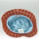 GUCCI GG Canvas Bucket Hat L Bruin 631951 Auth am8717-6