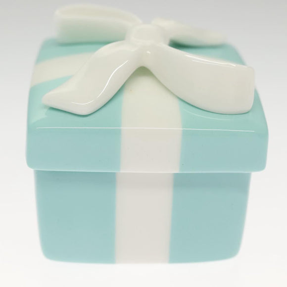 TIFFANY&Co. Blue box Pottery Blue Auth am8727