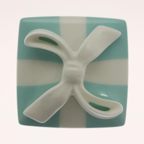 TIFFANY&Co. Blue box Pottery Blue Auth am8727