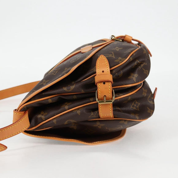 LOUIS VUITTON Monogram Saumur 30 Shoulder Bag M42256 LV Auth am8738V