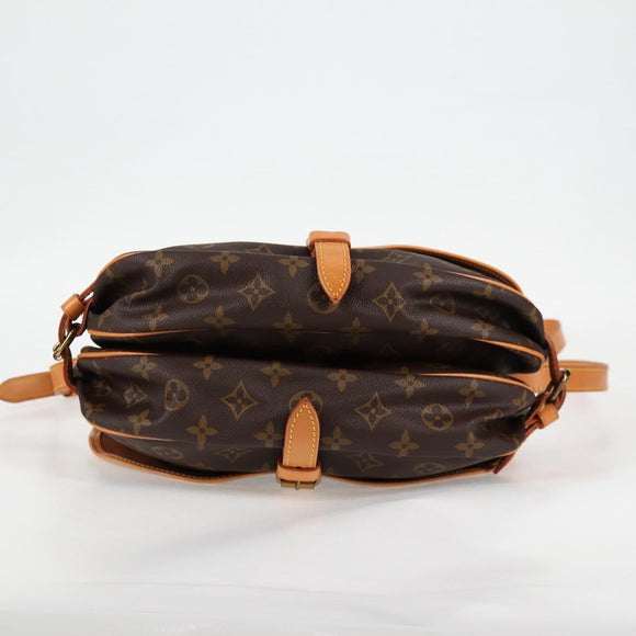 LOUIS VUITTON Monogram Saumur 30 Shoulder Bag M42256 LV Auth am8738V