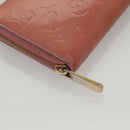 LOUIS VUITTON Vernis Zippy Wallet Long Wallet Poppy Petal M61562 LV Auth am8739-7