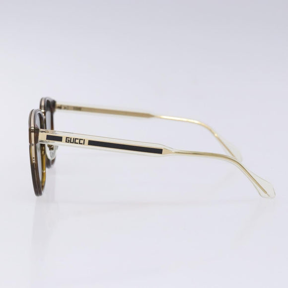 GUCCI Sunglasses plastic Brown Auth am8745
