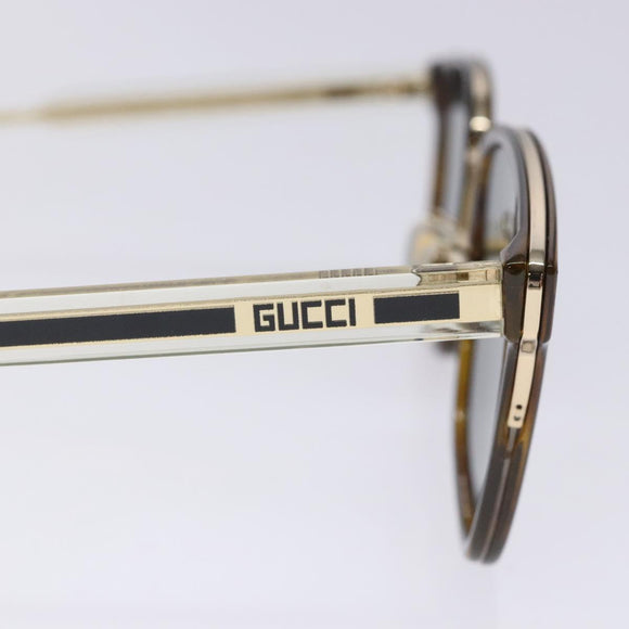 GUCCI Sunglasses plastic Brown Auth am8745