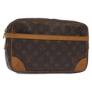 LOUIS VUITTON Monogram Compiegne 28 Clutch Bag M51845 LV Auth am8752-1