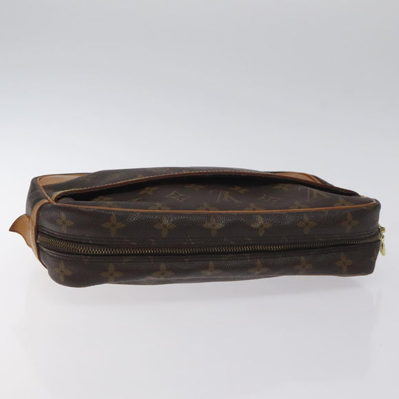 LOUIS VUITTON Monogram Compiegne 28 Clutch Bag M51845 LV Auth am8752