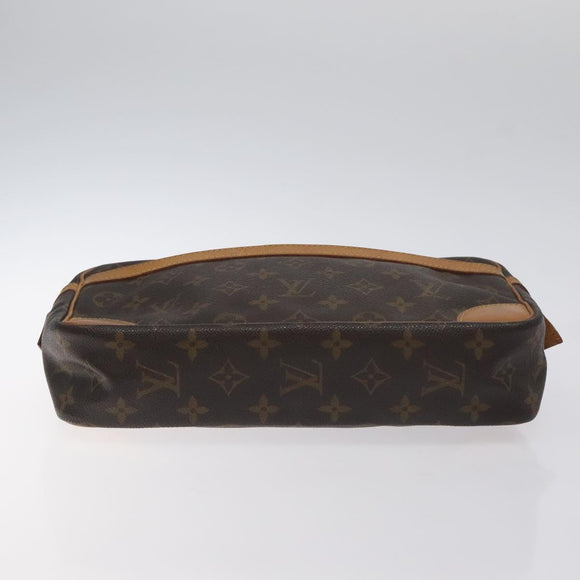 LOUIS VUITTON Monogram Compiegne 28 Clutch Bag M51845 LV Auth am8752