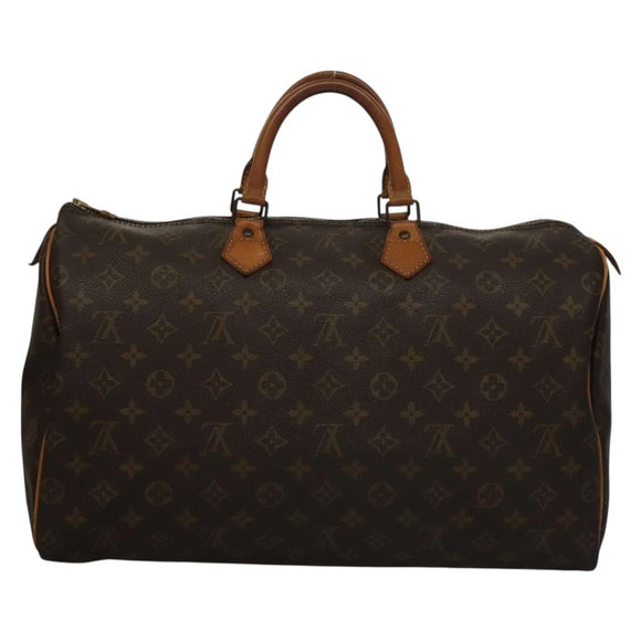 LOUIS VUITTON Monogram Speedy 40 Hand Bag M41522 LV Auth am8754
