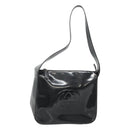 GUCCI Shoulder Bag Enamel Black 001 3754 1703 Auth am8759-1